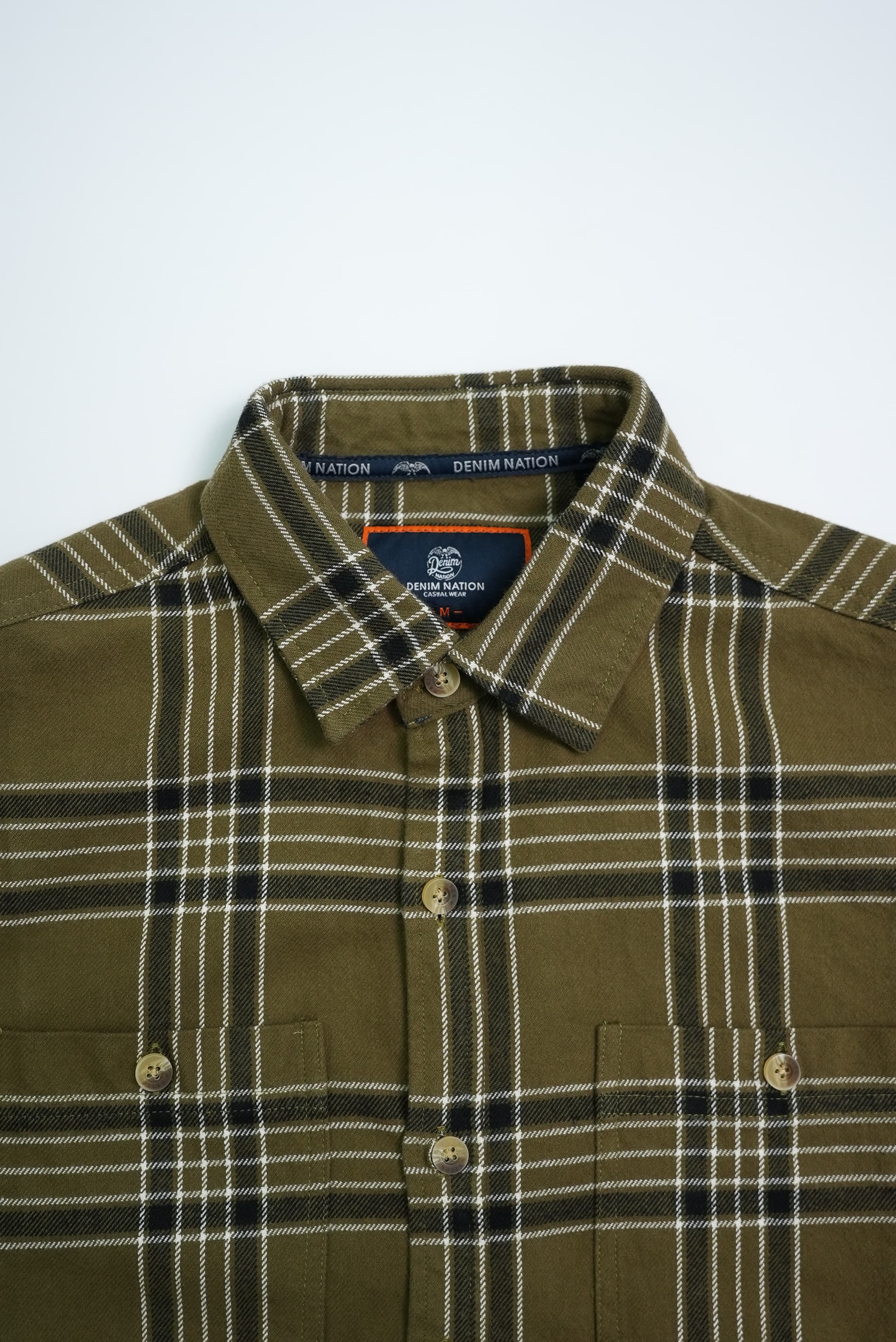 Plaid Casual Button-Down Full Shirt