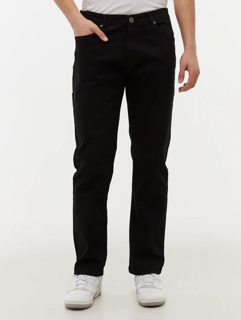 Straight Fit Denim Trouser