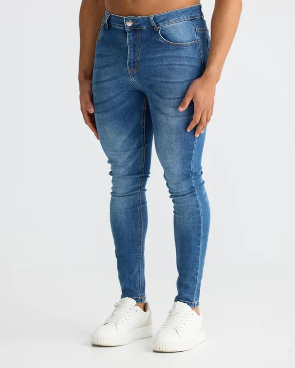 Skinny Fit Denim Trouser