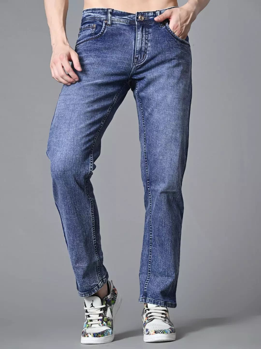 Regular Fit Denim Trouser