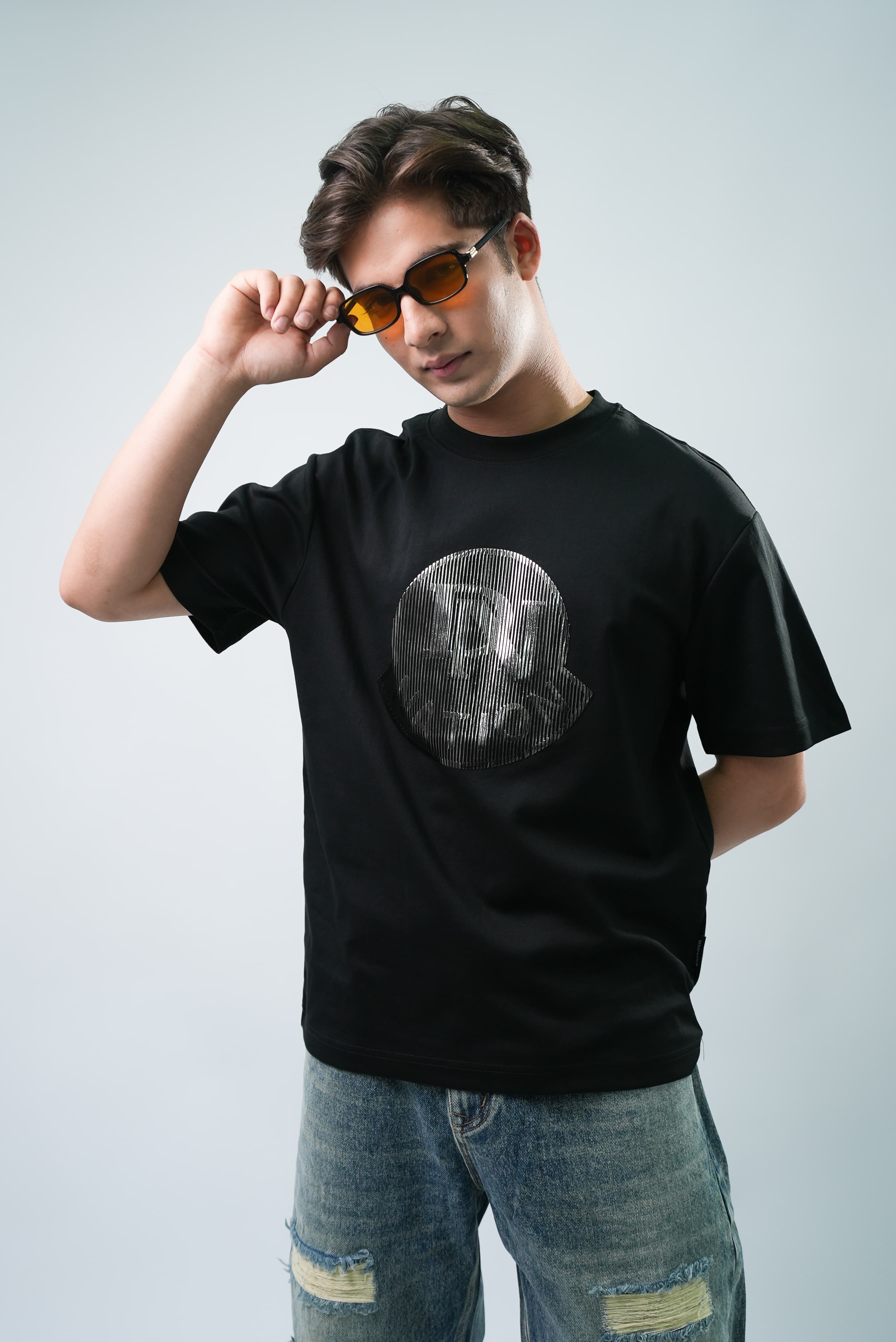 Casual Fit Lenticular Graphic Print Tees