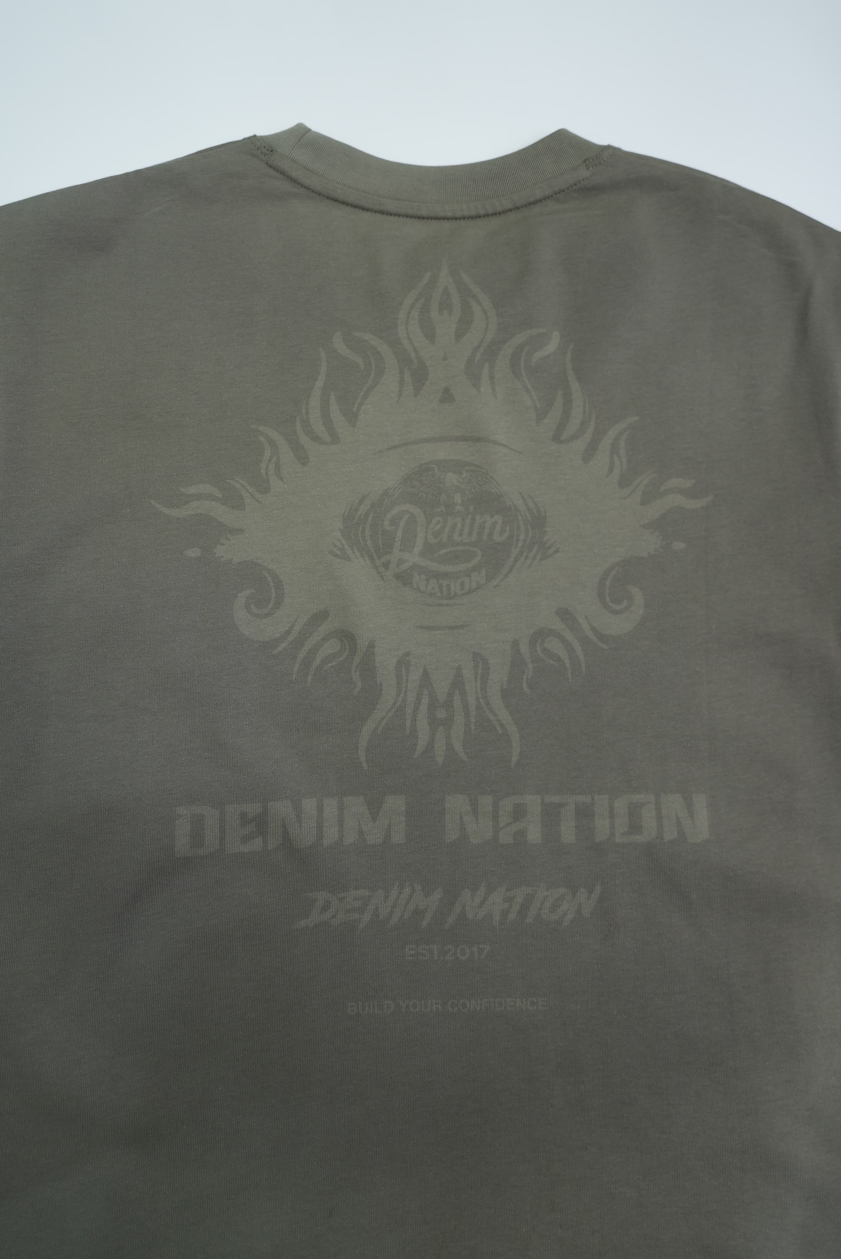 Regular Fit Flame Graphic Tee